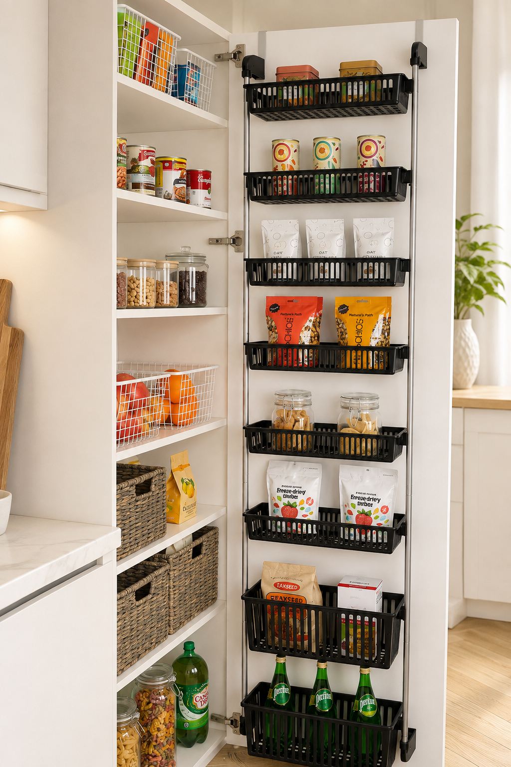 8-Tier Over-Door Pantry Organizer