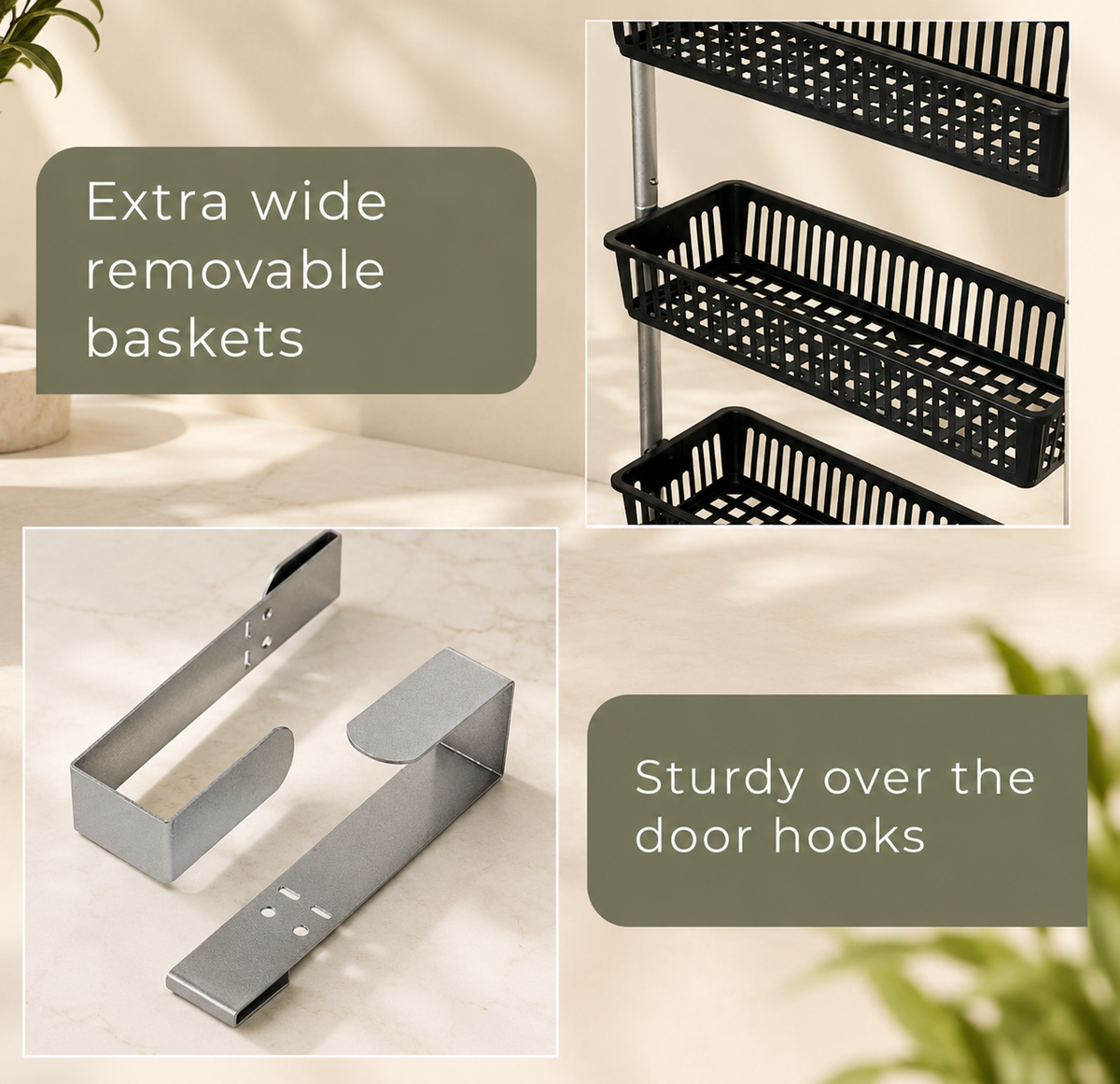 8-Tier Over-Door Pantry Organizer