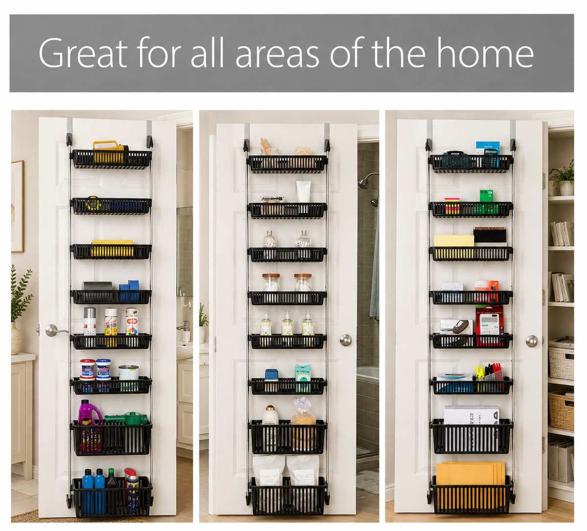 8-Tier Over-Door Pantry Organizer