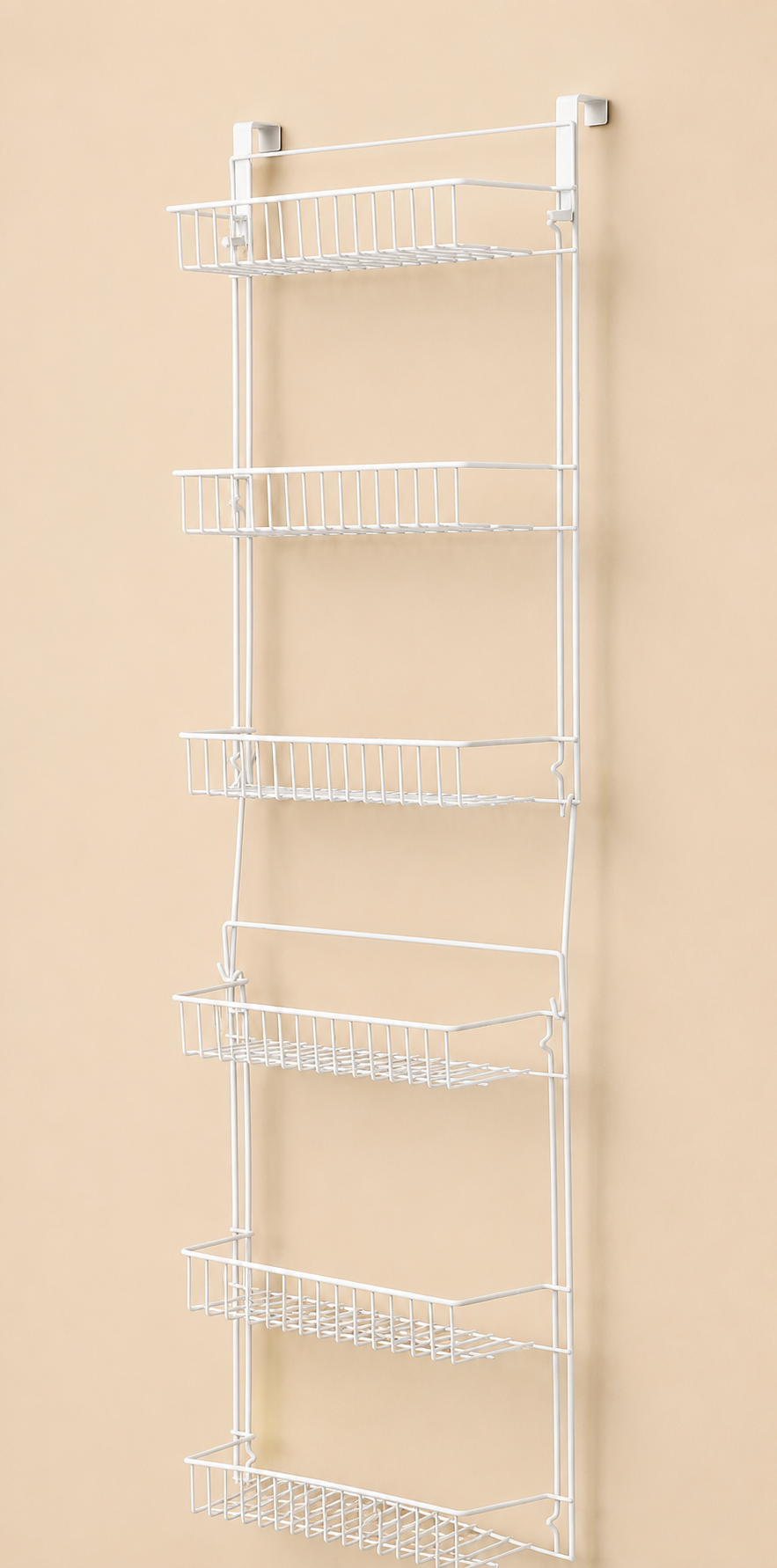 6-Tier Adjustable Door Pantry Organizer