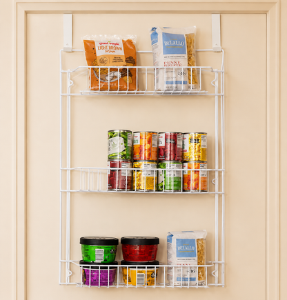6-Tier Adjustable Door Pantry Organizer