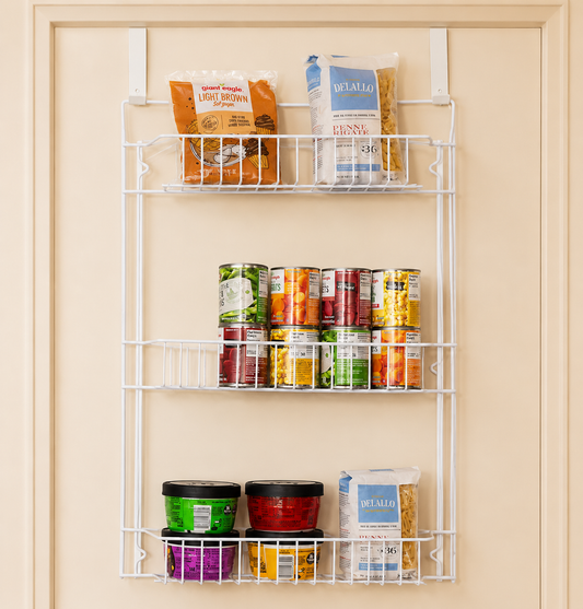 6-Tier Adjustable Door Pantry Organizer