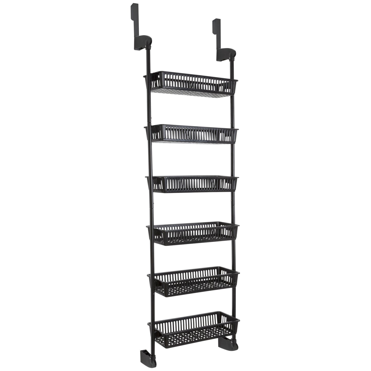 Smart Design 6-Tier Over the Door Pantry Organizer Blue