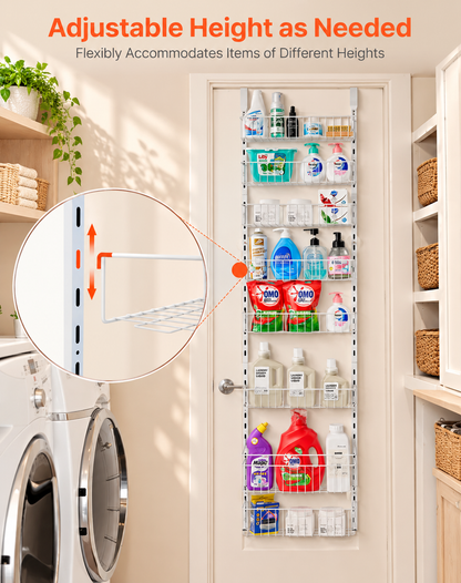 8-Level Door-Mounted Pantry Organizer